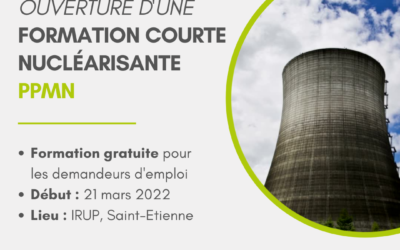 Mars 2022 : Ouverture d’une formation courte nucléarisante PPMN