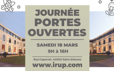 JOURNÉE PORTES OUVERTES IRUP – 18 MARS 2023