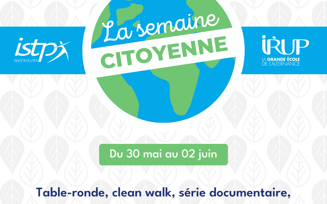 L’IRUP s’engage pour l’écologie et la citoyenneté lors de sa Semaine Citoyenne